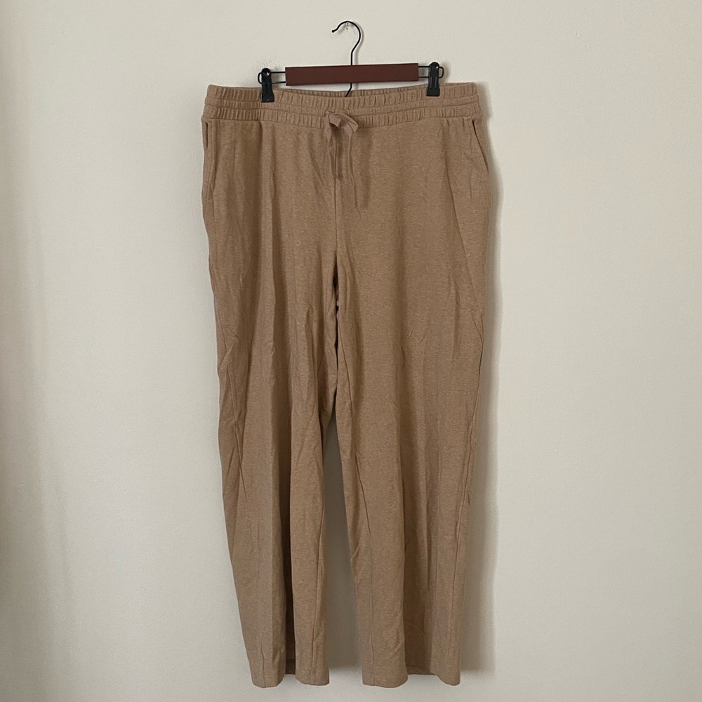 J. Jill Women’s Tan Straight Leg Sweatpants Size XL